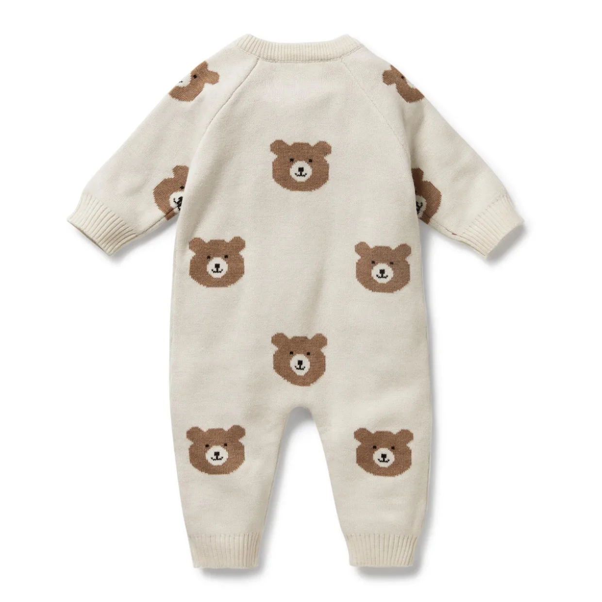 Wilson & Frenchy Organic Knitted Jacquard Growsuit