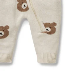 Wilson & Frenchy Organic Knitted Jacquard Growsuit