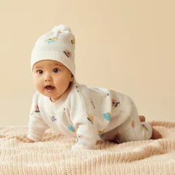 Wilson & Frenchy Organic Knitted Jacquard Jumper