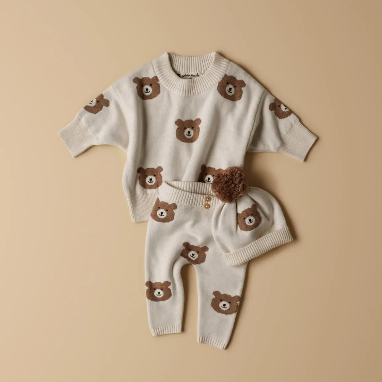 Wilson & Frenchy Organic Knitted Jacquard Jumper
