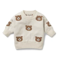 Wilson & Frenchy Organic Knitted Jacquard Jumper