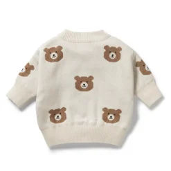 Wilson & Frenchy Organic Knitted Jacquard Jumper