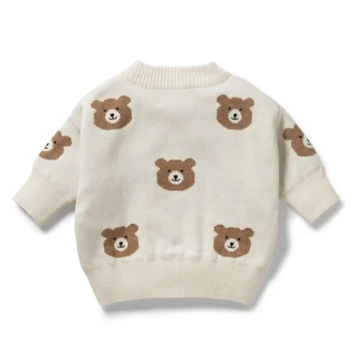 Wilson & Frenchy Organic Knitted Jacquard Jumper