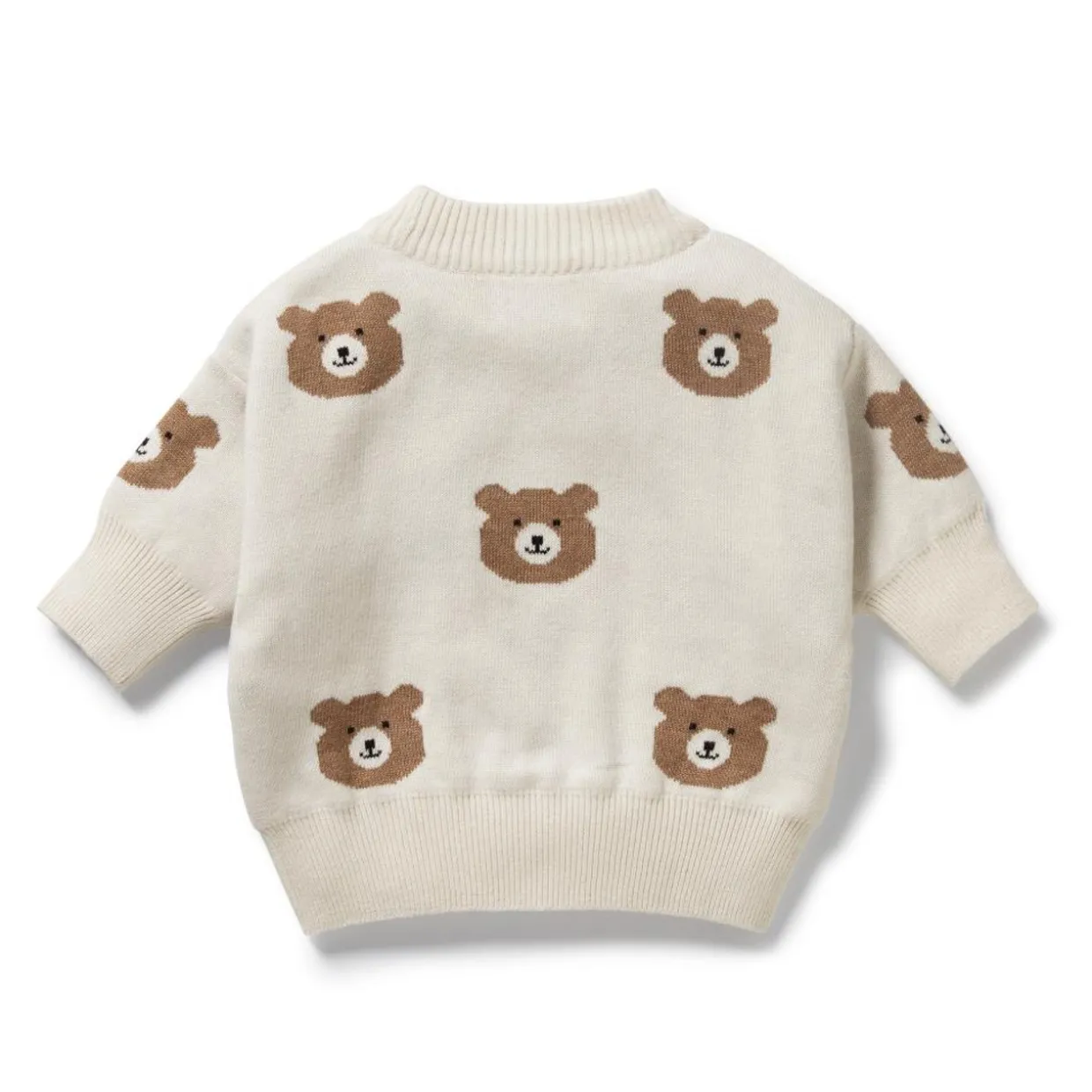Wilson & Frenchy Organic Knitted Jacquard Jumper