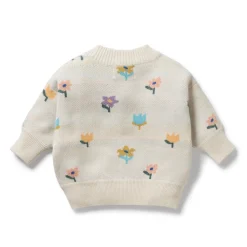 Wilson & Frenchy Organic Knitted Jacquard Jumper