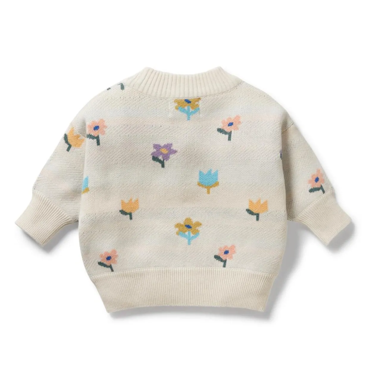 Wilson & Frenchy Organic Knitted Jacquard Jumper