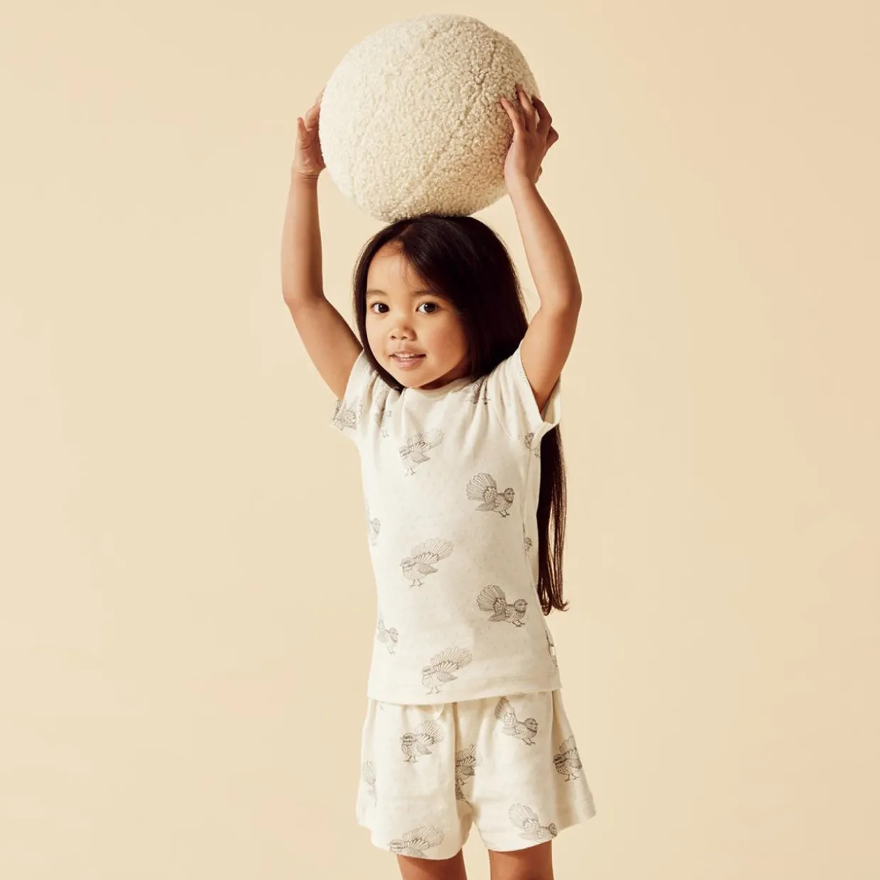 Wilson & Frenchy Organic Pointelle Short Sleeve Pyjamas