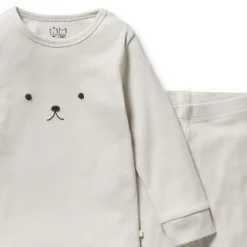Wilson & Frenchy Organic Rib Long Sleeve Pyjamas