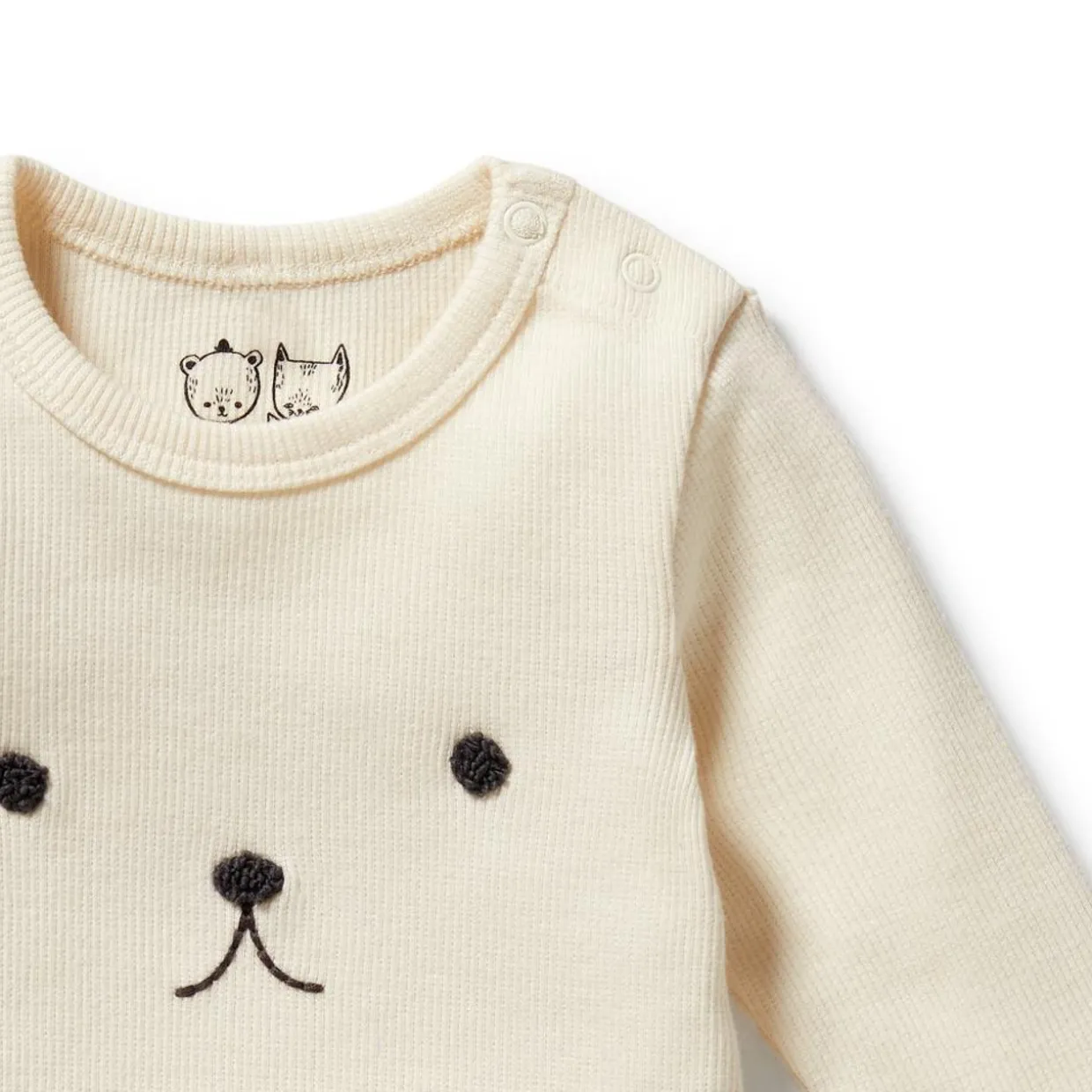 Wilson & Frenchy Organic Rib Long Sleeved Bodysuit