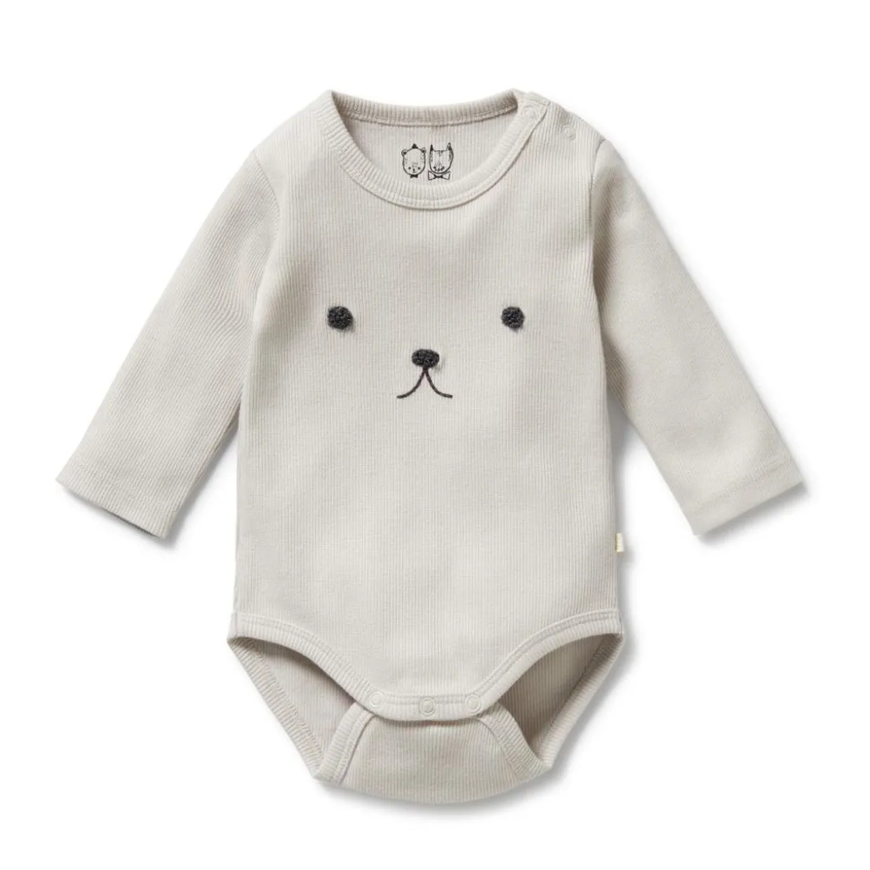 Wilson & Frenchy Organic Rib Long Sleeved Bodysuit