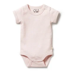 Wilson & Frenchy Organic Rib Short Sleeve Bodysuit