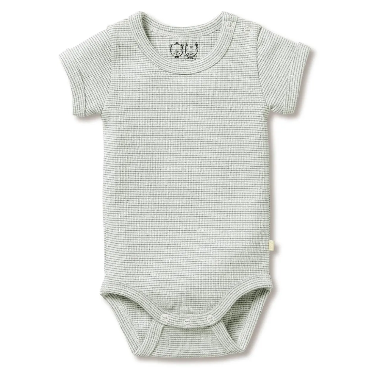 Wilson & Frenchy Organic Rib Short Sleeve Bodysuit