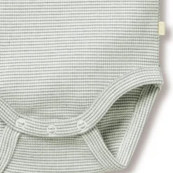 Wilson & Frenchy Organic Rib Short Sleeve Bodysuit