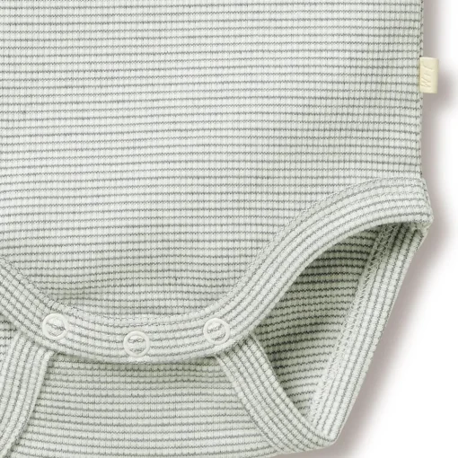 Wilson & Frenchy Organic Rib Short Sleeve Bodysuit