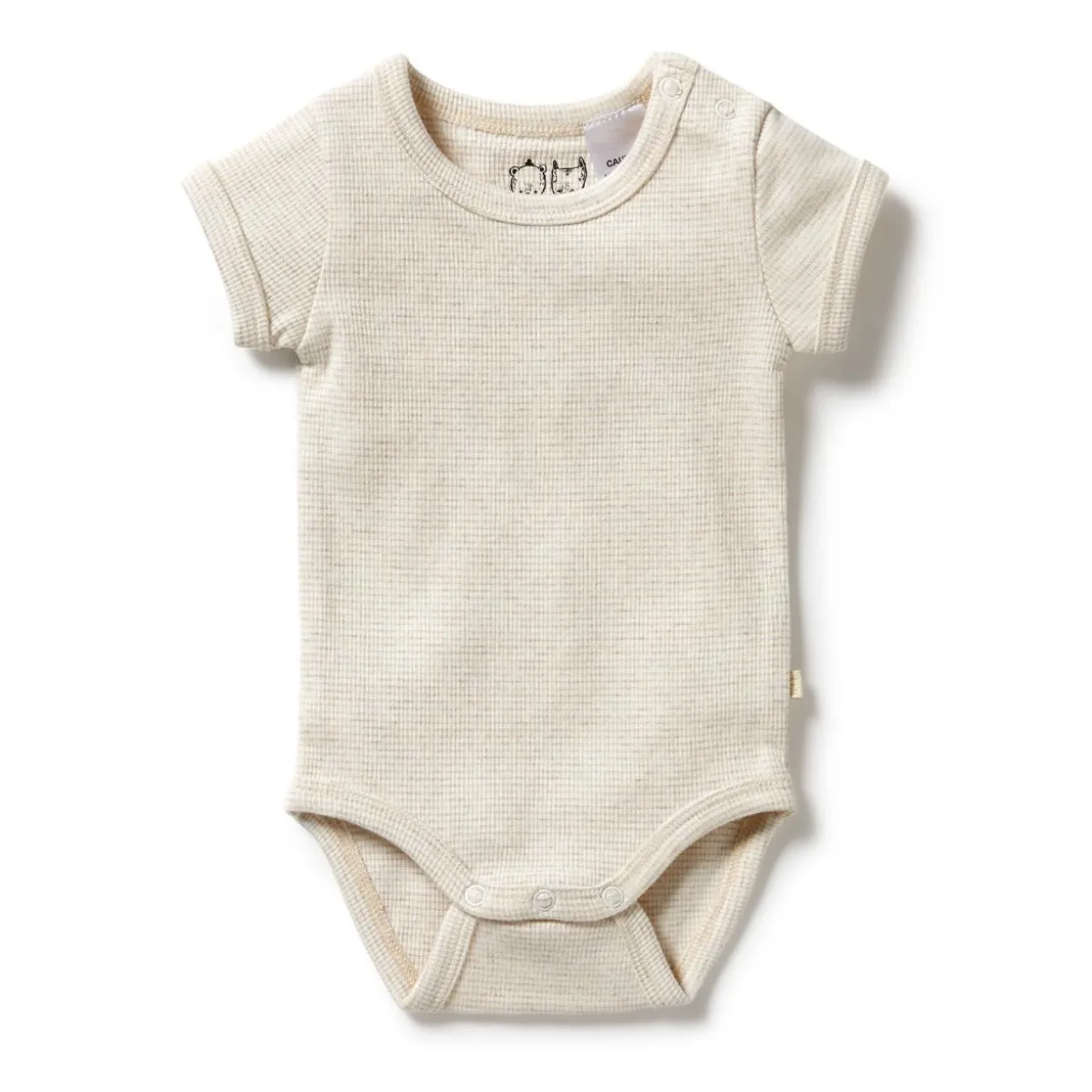 Wilson & Frenchy Organic Rib Short Sleeve Bodysuit