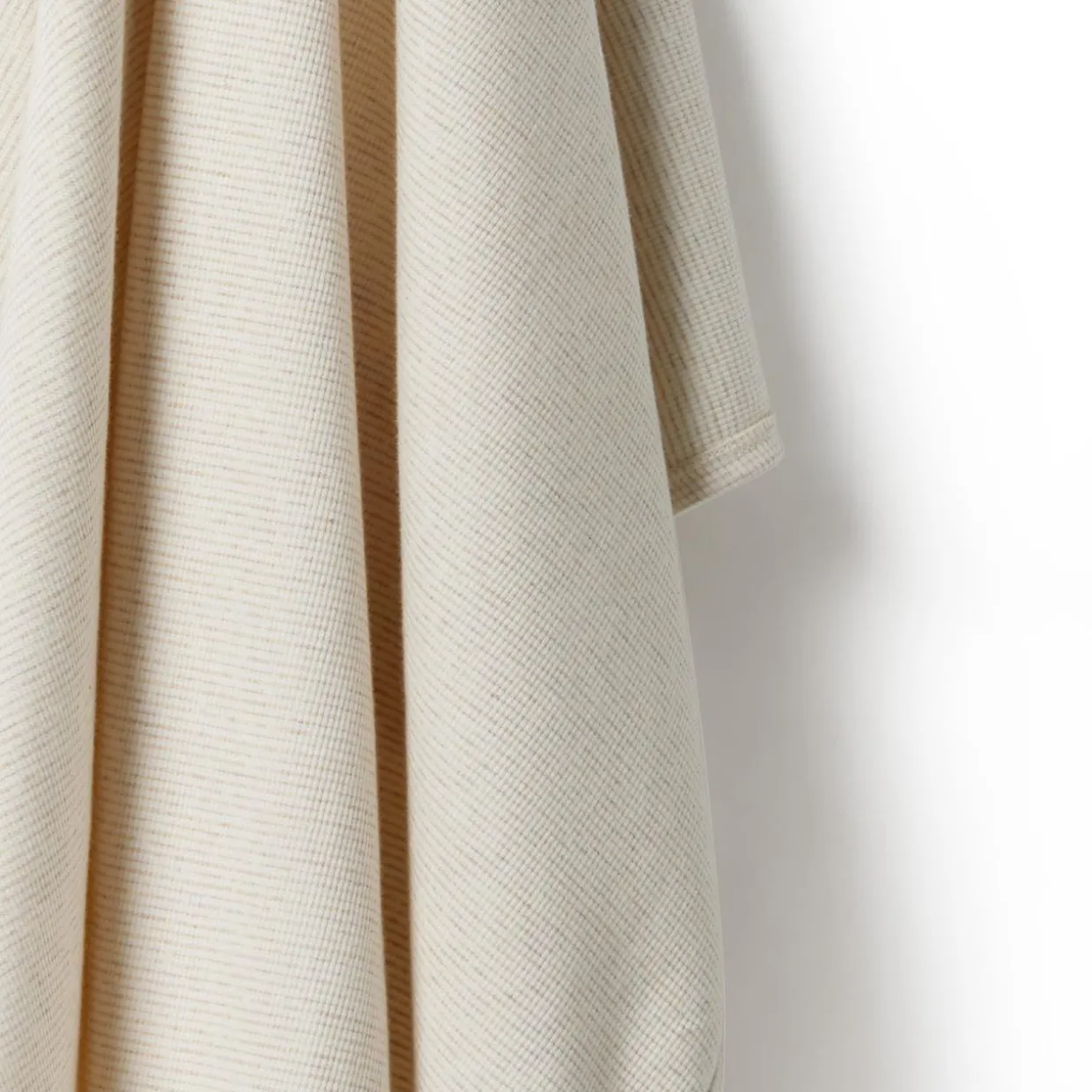 Wilson & Frenchy Organic Stripe Rib Bunny Rug/Swaddle Blanket