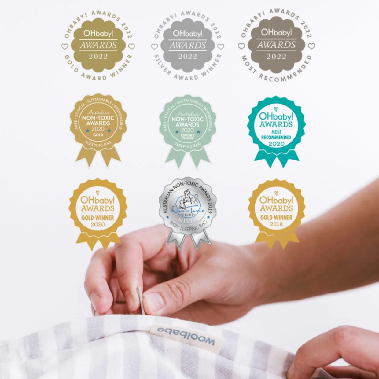 Woolbabe Mini Duvet Side Zip - 0-9 months