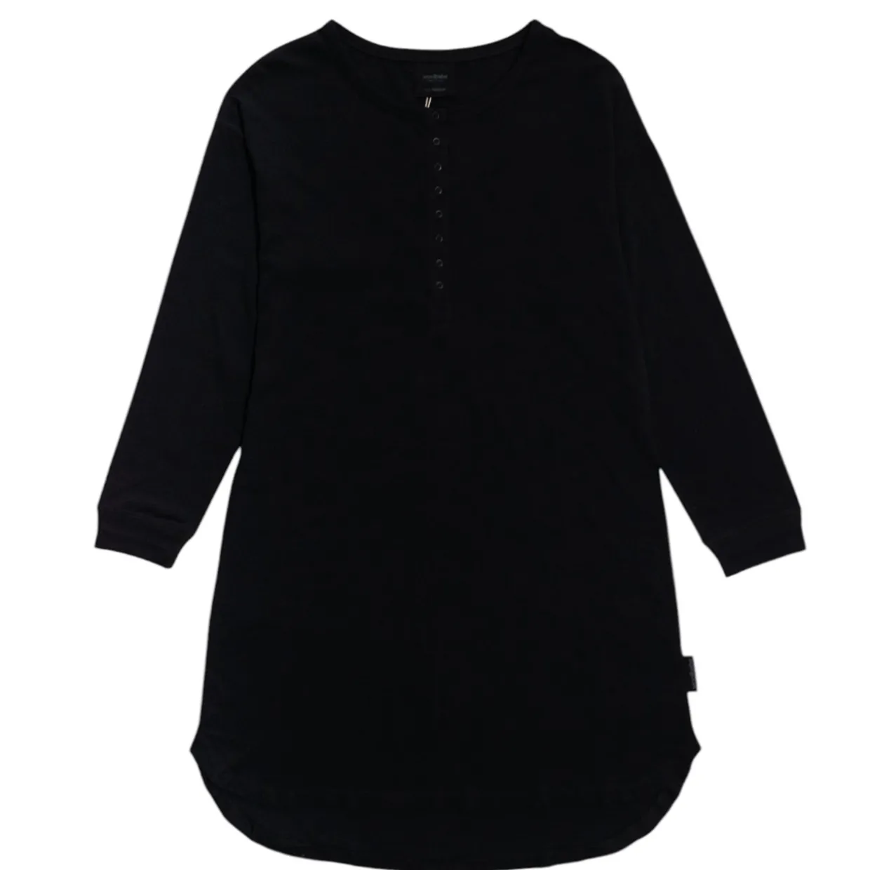 Woolbabe Relax! Henley Long-Sleeve Nightie