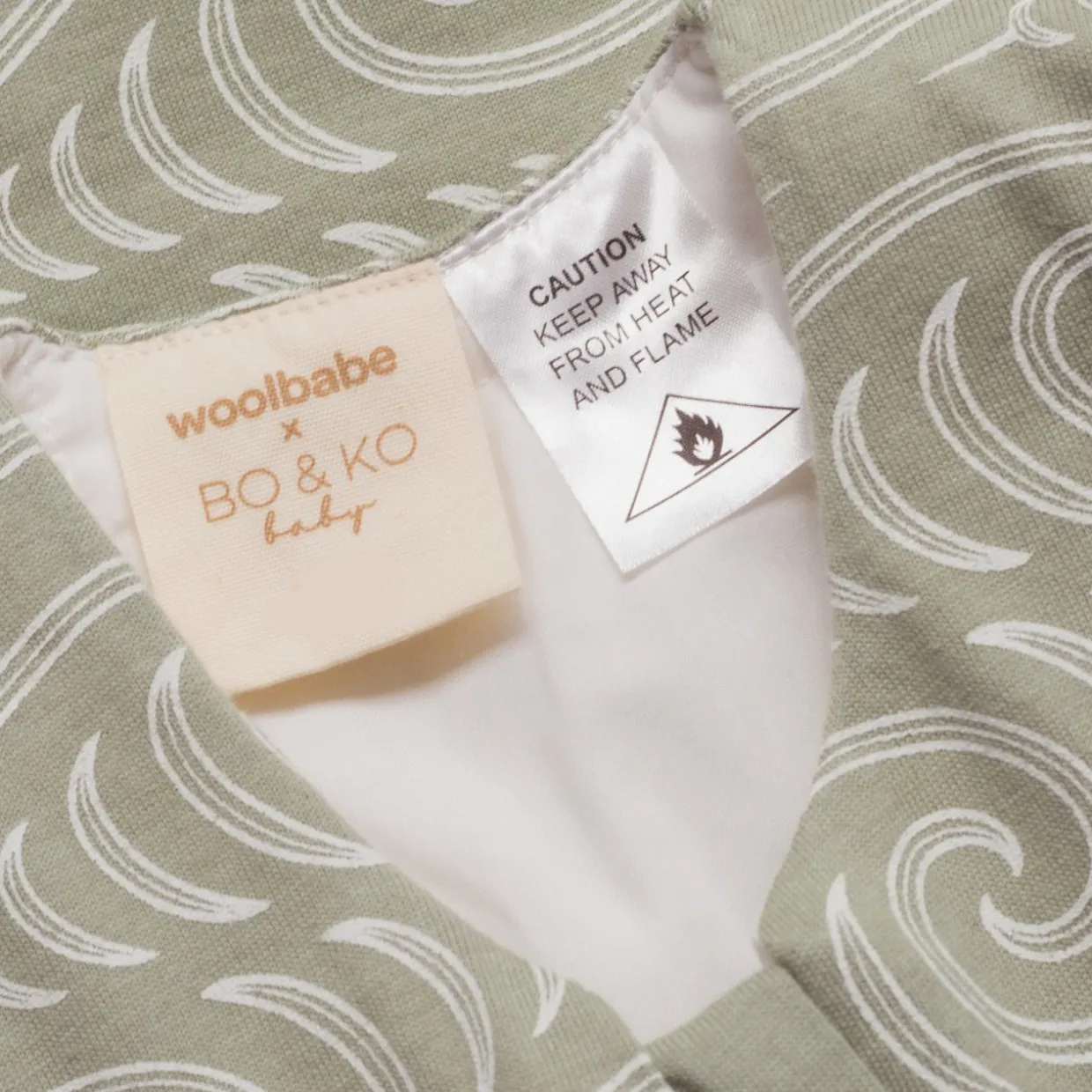 Woolbabe X BO & KO Collab 3 Seasons Front Zip Sleeping Bag